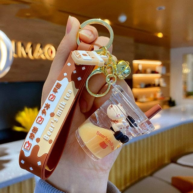 Boba Tea Kawaii Keychain